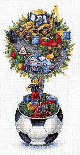 (image for) Boys Dream Counted Cross Stitch Kit